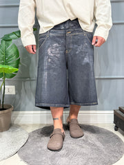 Jorts double raw Denim