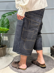 Jorts double raw Denim